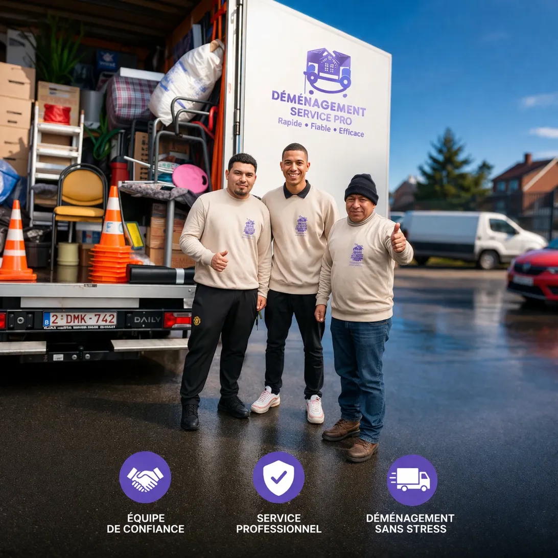 Équipe NUNEZ SRL — Déménageurs professionnels Anderlecht Bruxelles