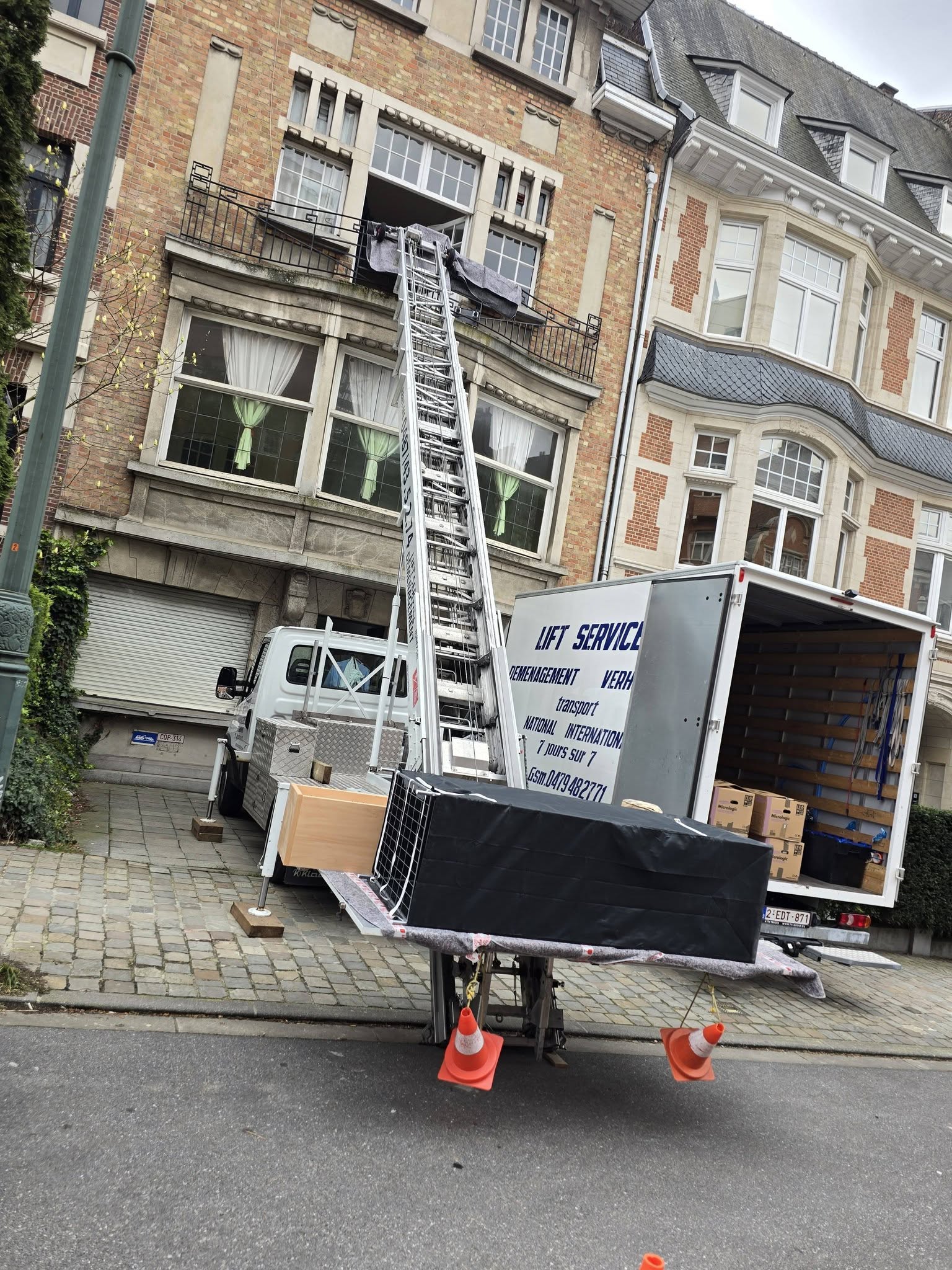 Camion de déménagement